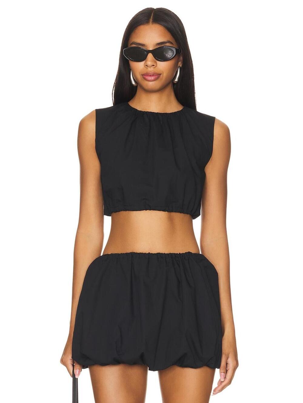 SNDYS x REVOLVE Bubble Top in Black